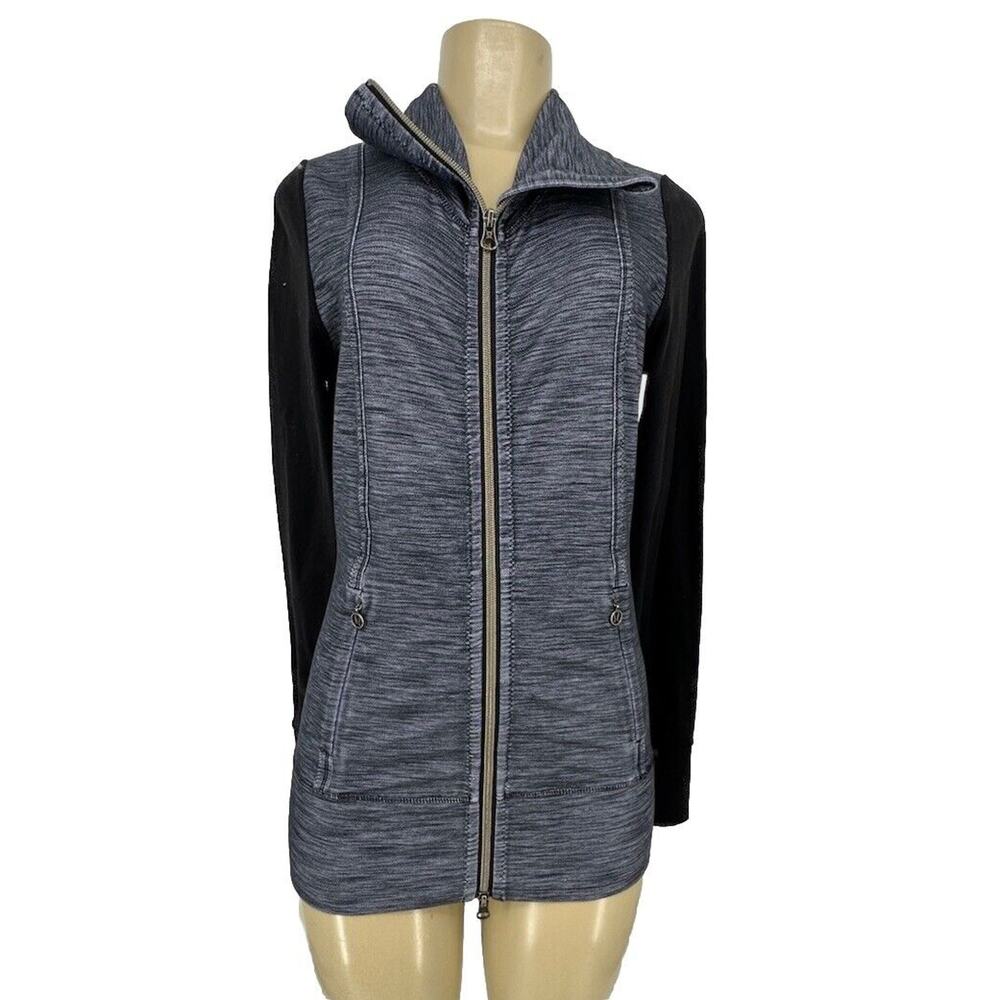 Lululemon Size 6 Jacket Daily Yoga Denim Polar Haze Black Style W4A54S